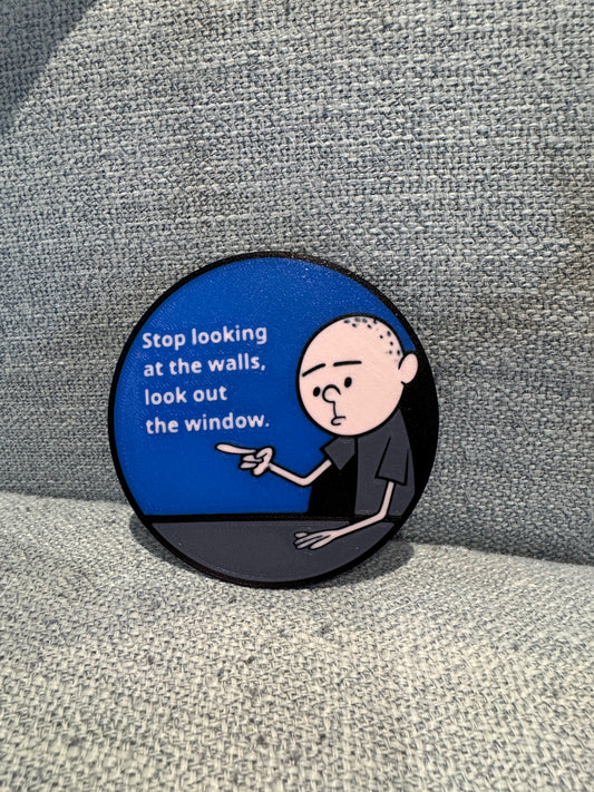 Karl Pilkington Quote Coaster
